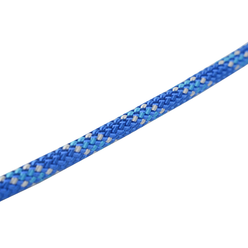 Corda intrecciata piatta in poliestere liscio da 8 mm